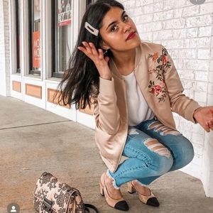 Floral Bomber Jacket